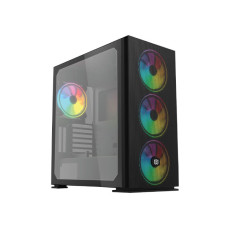 VALUE-TOP MANIA G2 E-ATX GAMING CASING With 4x14cm ARGB FAN, 2xUSB3.0 & 2xUSB2.0/ EMBEDDED SHATTER-PROOF TEMPERED GLASS